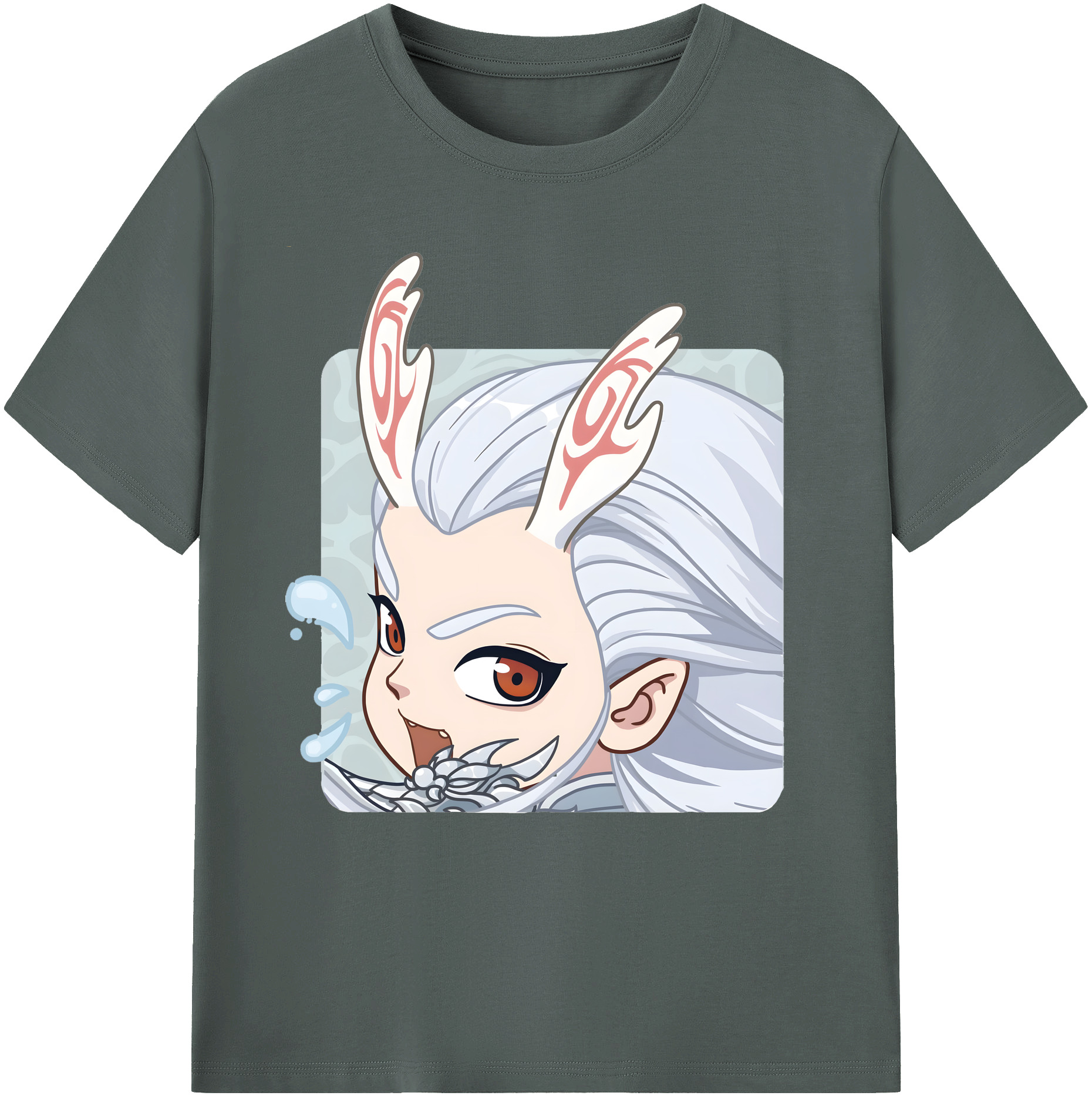 （画像用） Ne Zha 2 ナタ 魔童の大暴れ 綿100％ メンズ半袖Tシャツ｜肌触りやわらか＆通気性